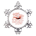 Panic At The Disco - Lying Is The Most Fun A Girl Have Without Taking Her Clothes Metal Large Snowflake Ornament