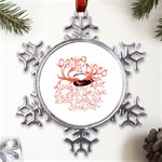 Panic At The Disco - Lying Is The Most Fun A Girl Have Without Taking Her Clothes Metal Large Snowflake Ornament