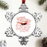 Panic At The Disco - Lying Is The Most Fun A Girl Have Without Taking Her Clothes Metal Small Snowflake Ornament