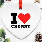 I love cherry Ornament (Heart)