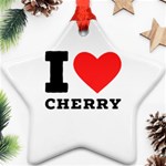 I love cherry Ornament (Star)