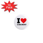 I love cherry 1  Mini Magnet (10 pack) 