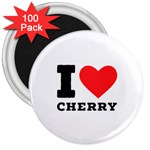 I love cherry 3  Magnets (100 pack)