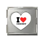 I love cherry Mega Link Heart Italian Charm (18mm)