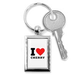 I love cherry Key Chain (Rectangle)