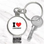 I love cherry Nail Clippers Key Chain