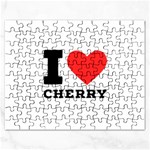 I love cherry Rectangular Jigsaw Puzzl