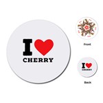 I love cherry Playing Cards Single Design (Round)