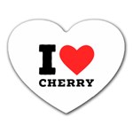 I love cherry Heart Mousepad
