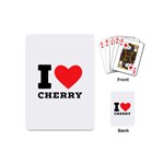 I love cherry Playing Cards Single Design (Mini)