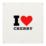 I love cherry Banner and Sign 3  x 3 