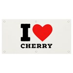 I love cherry Banner and Sign 6  x 3 