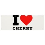 I love cherry Banner and Sign 9  x 3 