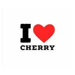 I love cherry Premium Plush Fleece Blanket (Small)