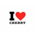 I love cherry Premium Plush Fleece Blanket (Medium)