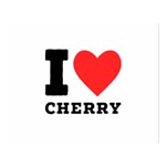 I love cherry Premium Plush Fleece Blanket (Large)