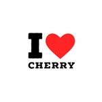 I love cherry Two Sides Premium Plush Fleece Blanket (Extra Small)