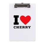 I love cherry A5 Acrylic Clipboard