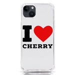 I love cherry iPhone 14 Plus TPU UV Print Case