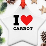 I love carrots  Ornament (Star)