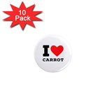 I love carrots  1  Mini Magnet (10 pack) 