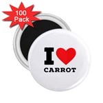 I love carrots  2.25  Magnets (100 pack) 