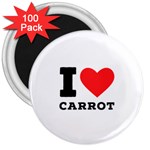 I love carrots  3  Magnets (100 pack)