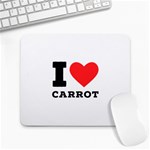 I love carrots  Large Mousepad