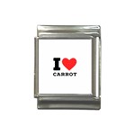 I love carrots  Italian Charm (13mm)