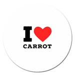 I love carrots  Magnet 5  (Round)