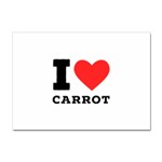 I love carrots  Sticker A4 (10 pack)