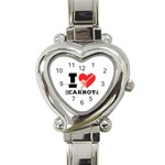 I love carrots  Heart Italian Charm Watch