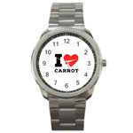 I love carrots  Sport Metal Watch