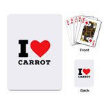 I love carrots  Playing Cards Single Design (Rectangle)