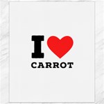 I love carrots  Canvas 8  x 10 