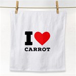 I love carrots  Face Towel