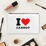 I love carrots  Cosmetic Bag (Medium)