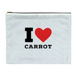 I love carrots  Cosmetic Bag (XL)