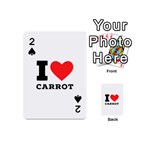 I love carrots  Playing Cards 54 Designs (Mini)