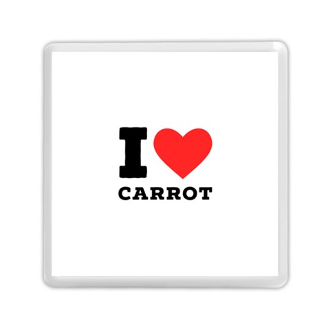 I love carrots  Memory Card Reader (Square) from ArtsNow.com Front