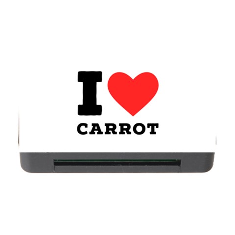 I love carrots  Memory Card Reader with CF from ArtsNow.com Front