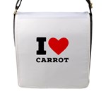 I love carrots  Flap Closure Messenger Bag (L)