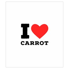 I love carrots  Drawstring Pouch (Small) from ArtsNow.com Back