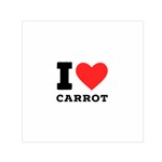 I love carrots  Square Satin Scarf (30  x 30 )