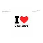 I love carrots  Lightweight Drawstring Pouch (L)