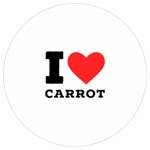 I love carrots  Round Trivet