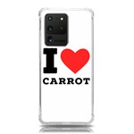 I love carrots  Samsung Galaxy S20 Ultra 6.9 Inch TPU UV Case