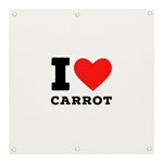 I love carrots  Banner and Sign 3  x 3 