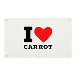 I love carrots  Banner and Sign 5  x 3 