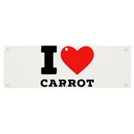 I love carrots  Banner and Sign 6  x 2 